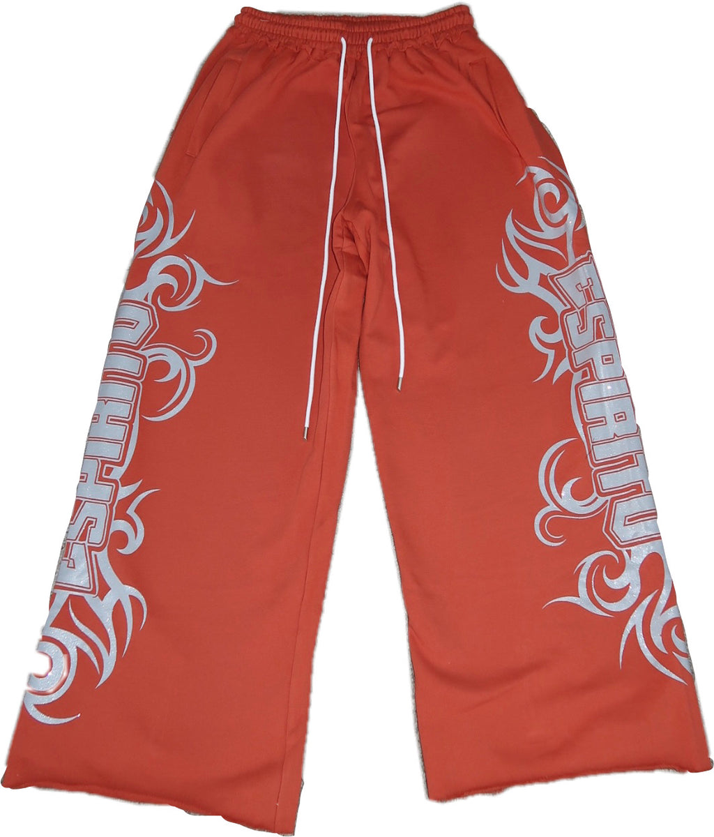 ESPIRITU ORANGE SPIKE SWEATPANTS
